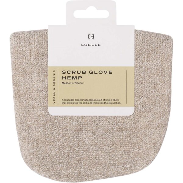 Loelle Scrub Glove Hemp