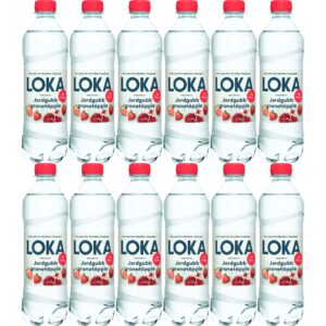 LOKA Jordgubb Granatäpple 12 x 50 cl