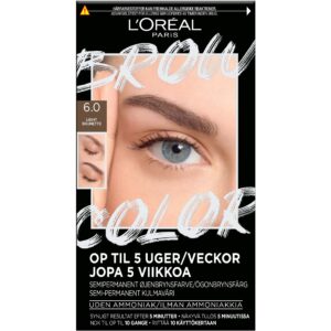 Loreal Paris Brow Color Semi-Permanent Eyebrow Color 6.0 Light Brunett