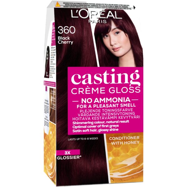 Loreal Paris Casting Crème Gloss Conditioning Color 360 Black Cherry