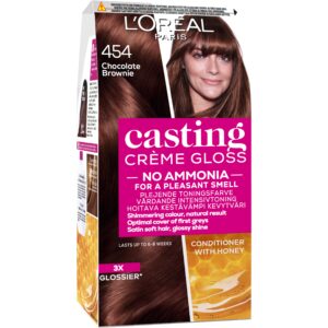 Loreal Paris Casting Crème Gloss Conditioning Color 454 Chocolate Brow