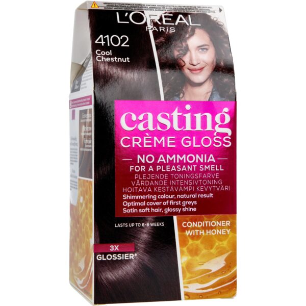 Loreal Paris Casting Crème Gloss Conditioning Color 4102 Cool Chestnut