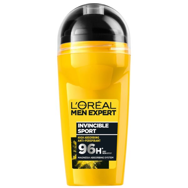 Loreal Paris Invincible Sport Men Expert 96H Dry Non-Stop Roll-on 50 m