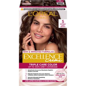 Loreal Paris Excellence Crème Triple Care Color 5 Natural Light Brown