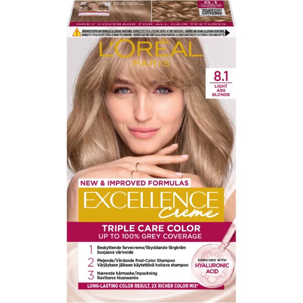 Loreal Paris Excellence Crème Triple Care Color 8