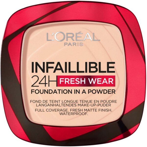 Loreal Paris Infaillible 24H Fresh Wear Powder Foundation Rose Sand 18