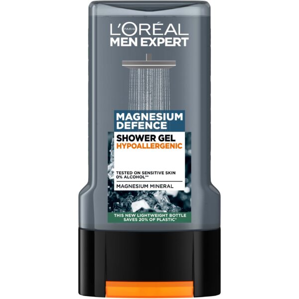 Loreal Paris Men Expert   Magnesium Defense Hypoallergenic Shower Gel