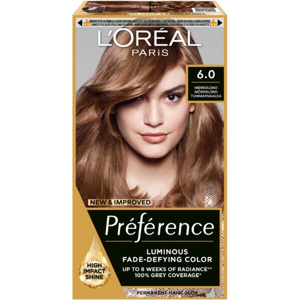 Loreal Paris Préférence Permanent Haircolor 6 Sofia