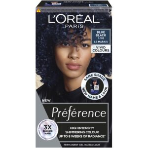 Loreal Paris Préférence Vivids  Blue Black 1.102