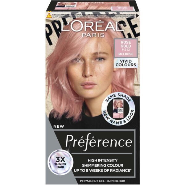 Loreal Paris Préférence Vivids  Rose Gold 9.213