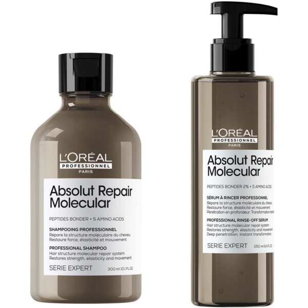 L&apos;Oréal Professionnel absolut repair molecular shampoo and rinse-out s