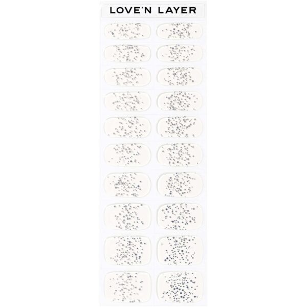 Love&apos;n Layer Love Note Funky Sparkle Silver