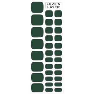 Love&apos;n Layer   Solid Toe Layers Forest Green