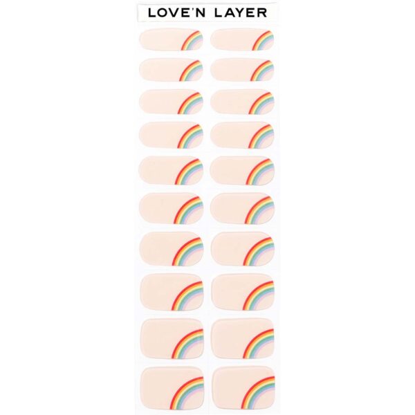 Love&apos;n Layer   Proud Rainbow Semi Transparent Multi Color