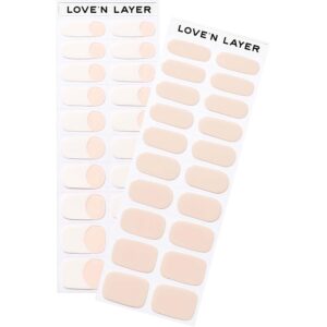 Love&apos;n Layer Bare Kit Hand French Manicure & Natural Nude