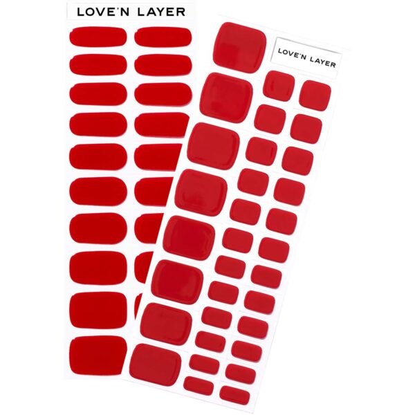 Love&apos;n Layer Grape Kit Hand + Toe Grape Red