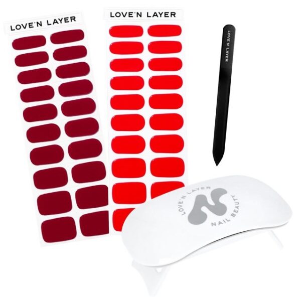 Love&apos;n Layer Startkit Hand Lady Red & Burgundy Red