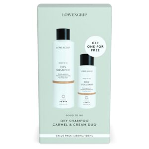 Löwengrip Good To Go-Dry Shampoo Caramel & Cream Duo Value Pack 350 st