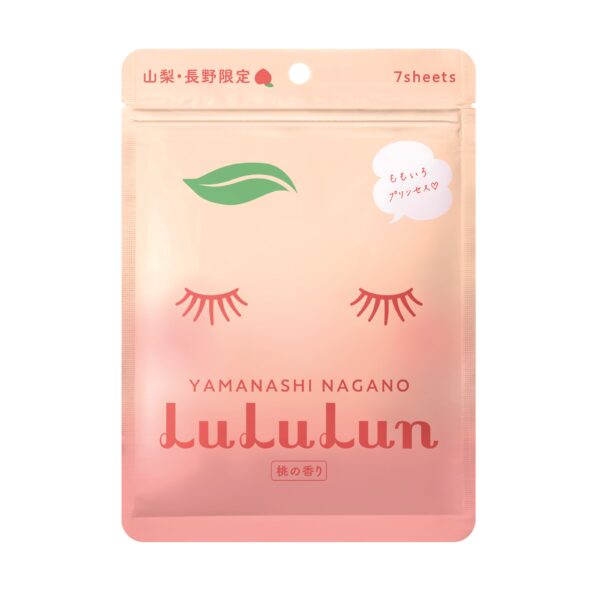 LuLuLun Premium Sheet Mask Yamanashi Peach 7 stk