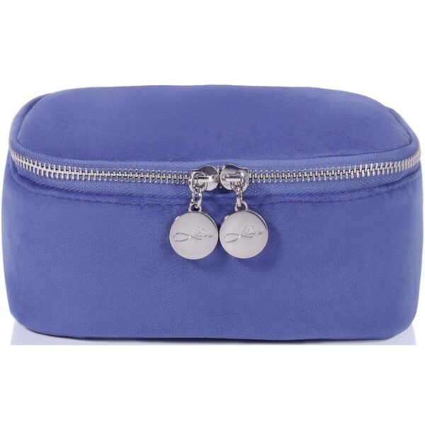 LULU&apos;S ACCESSORIES Cosmetic Case Velvet Blue