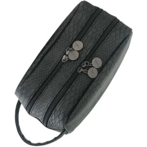 LULU&apos;S ACCESSORIES Herre Toiletry Bag Brushed Black