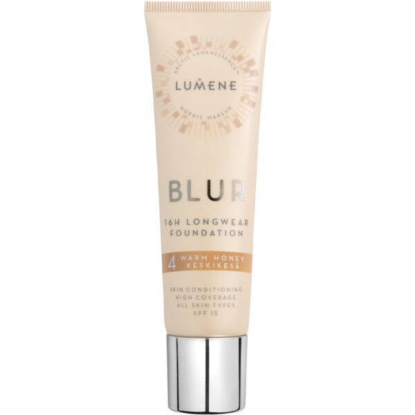 Lumene Blur 16H Longwear Foundation 4 Warm Honey