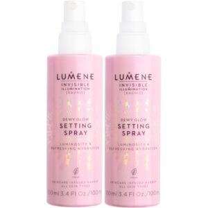 Lumene Invisible Illumination Dewy Glow Setting Spray Duo 2x100 ml