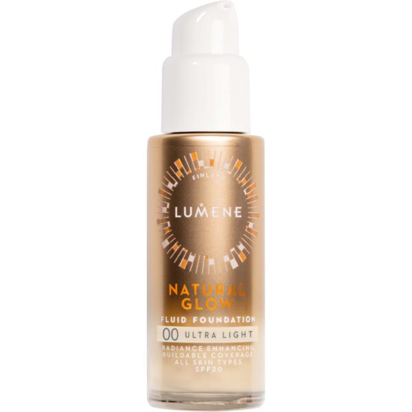 Lumene Glow Fluid Foundation SPF20 00 Ultra Light