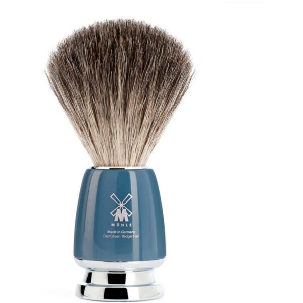 Mühle Rytmo Pure Badger Shaving Brush Petrol Blue