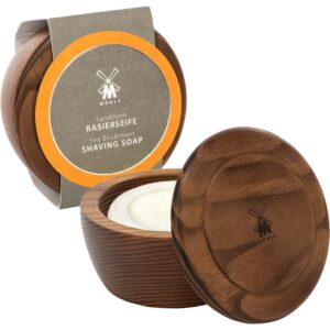 Mühle Sea Buckthorn Wooden Bowl with Shaving Soap 65 g