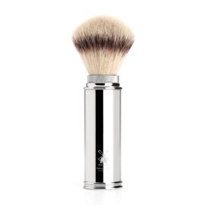 Mühle Synthetic Travel Shaving Brush Chrome Silvertip