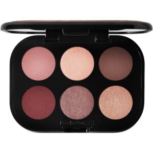 MAC Cosmetics Connect In Colour Eye Shadow Palette Embedded In Burgund