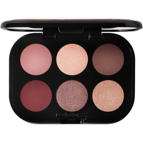 MAC Cosmetics Connect In Colour Eye Shadow Palette Embedded In Burgund