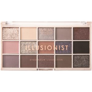 MUA Makeup Academy Eyeshadow Palette 15 Shades Illusionist