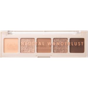 MUA Makeup Academy Eyeshadow Palette 5 Shades Neutral Wanderlust