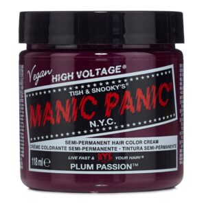 Manic Panic Semi-Permanent Hair Color Cream Plum Passion