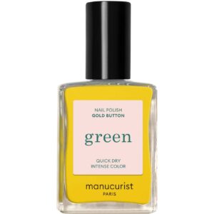 Manucurist Green Nail Polish Gold Button