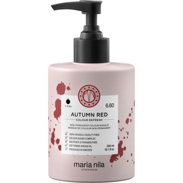 maria nila Colour Refresh Non-Permanent Colour Masque 6.60 Autumn Red