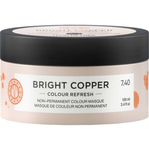 maria nila Colour Refresh Non-Permanent Colour Masque 7.40 Bright Copp