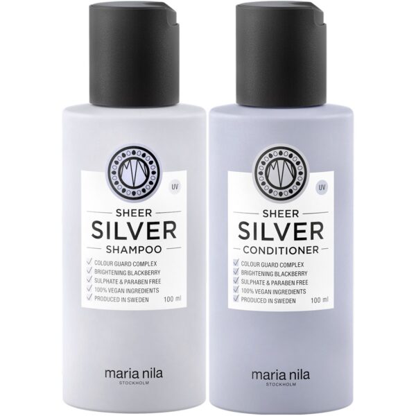 maria nila Sheer Silver Travel Kit