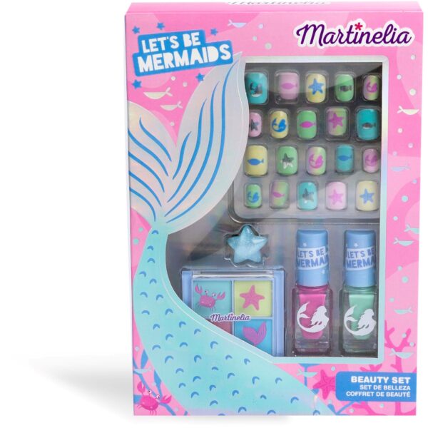 No Brand MARTINELIA LET&apos;S BE MERMAIDCOMPLETE NAILS&EYES SET