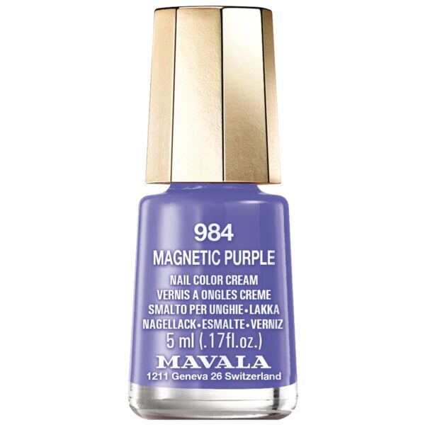 Mavala Minilack Dash & Splash Colors Nail Color Cream Magnetic Purple