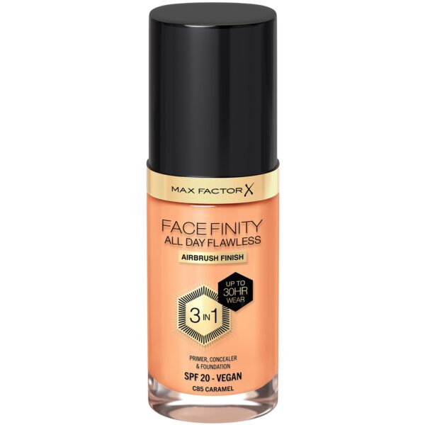 Max Factor Facefinity All Day Flawless 3 In 1 Foundation 85 Caramel