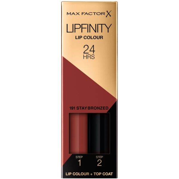 Max Factor Lipfinity 2-Step Long Lasting Lipstick 191 Stay Bronzed