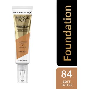 Max Factor Miracle Pure Skin-Improving Foundation 84 Soft Toffee