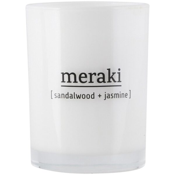 Meraki Sandalwood & Jasmine Scented Candle Large