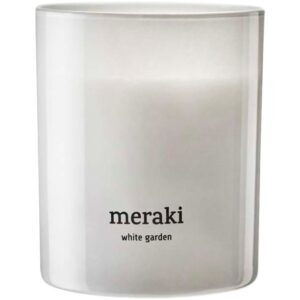 Meraki White Garden Scented Candle  Medium