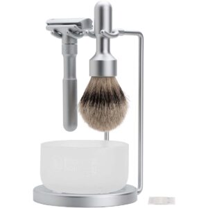 Merkur Solingen Futur Shaving Set 750002 Silvertip Badger