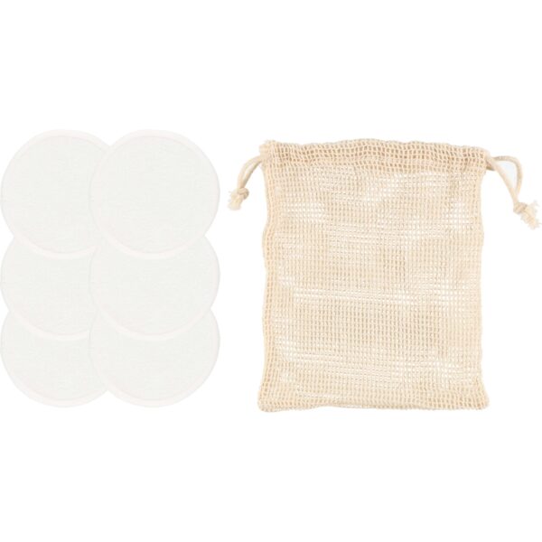 Mineas Bamboo Face Pads White 6 pcs