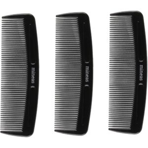 Mineas Comb Set 3 pcs Black